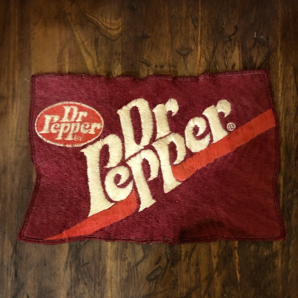 Vintage 1980’s Dr.Pepper jacket patch 7.5x5in